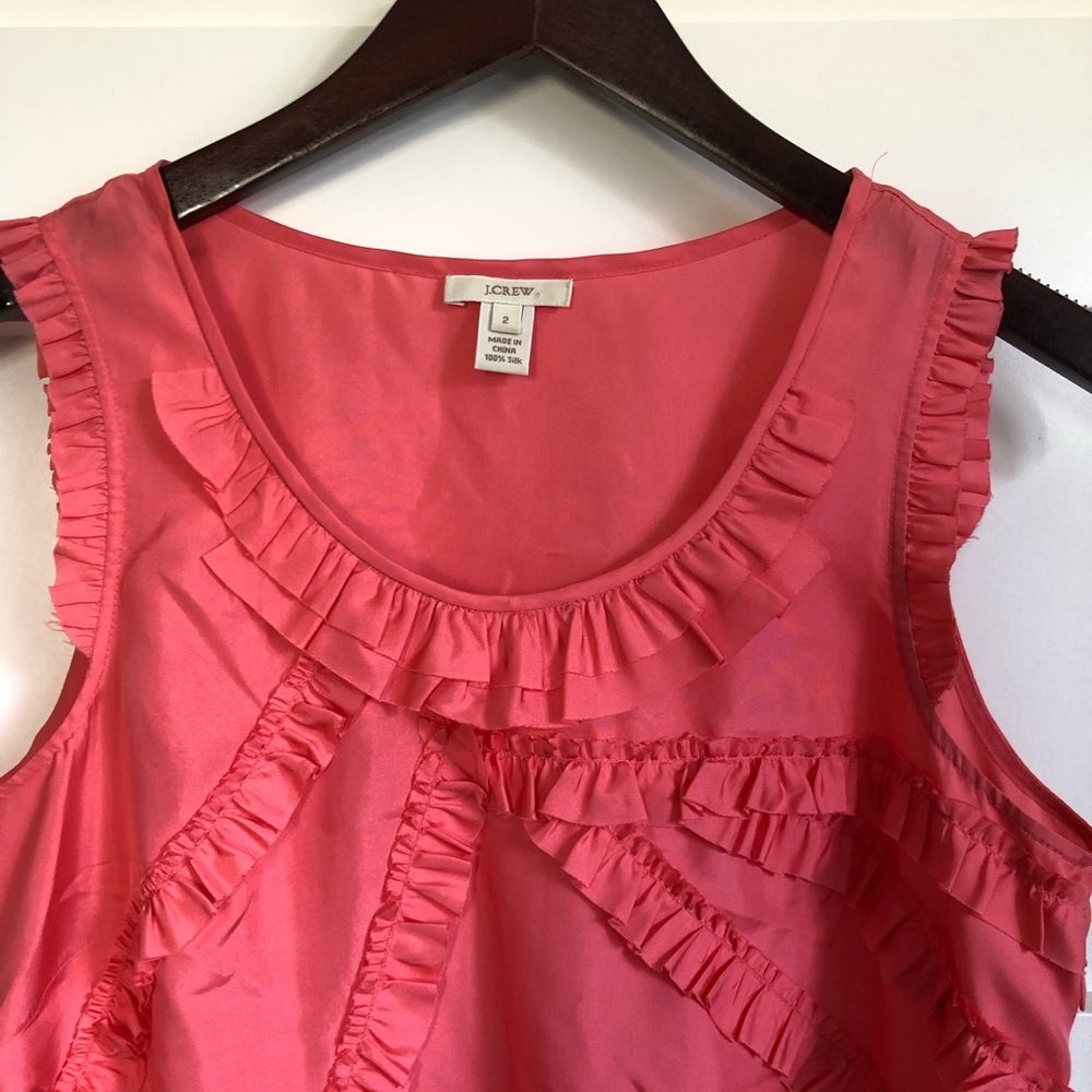 J. Crew Ruffle Tank Top - Picture 2 of 2